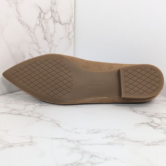 NEW Bella Vita Women's Alessi Flat Cognac Kid Suede Leather 12 Narrow 2A - Picture 10 of 13